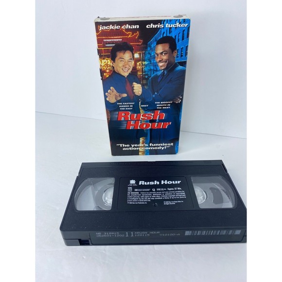 Rush Hour Jackie Chan Chris Tucker Comedy Action DRAMA VHS Video Movie - Picture 4 of 5